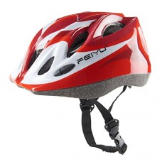 Joyutoy Kids Cycling Bike Helmet Integrated Ultralight Adjustable Safety Bicycle Helmets (Red) - B01MZWW11Y